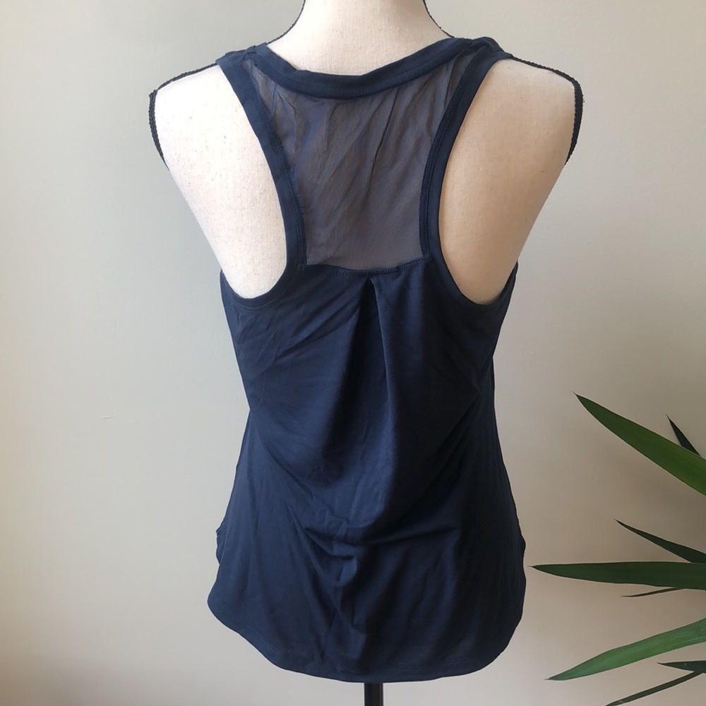 Navy Racerback Tank - Picture 3 of 4